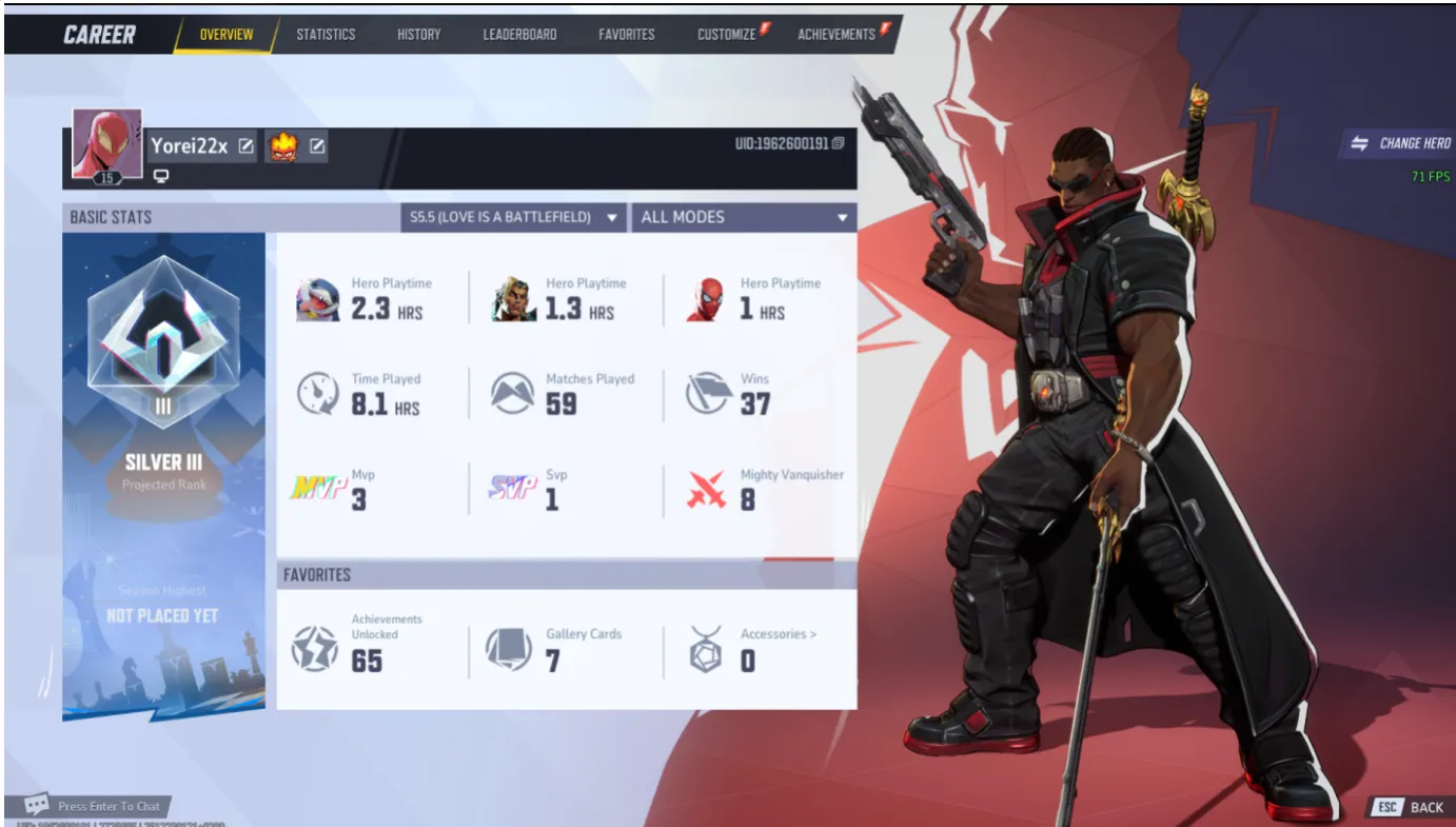 Season 5.5 | Silver 3 | PC Steam Logins | Full Information | Fully Handleveled from Scratch | Warranty